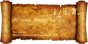 Ócsai Mihály névjegykártya